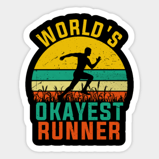 Funny Running Sticker